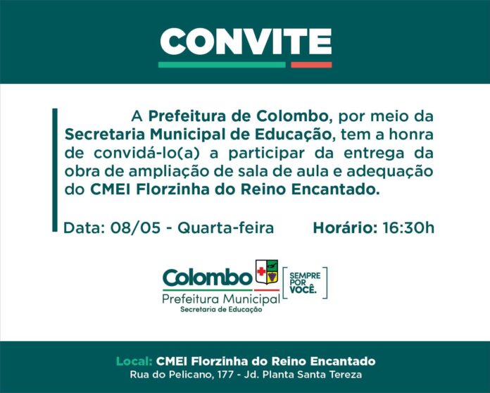 CMEI Florzinha do Reino Encantado: Obras de ampliação serão entregues, nesta quarta-feira, 08