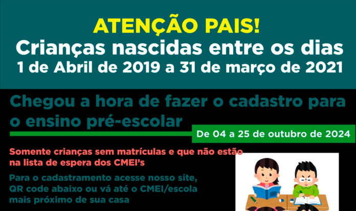 cadastramento-para-o-ensino-pre-escolar-2025