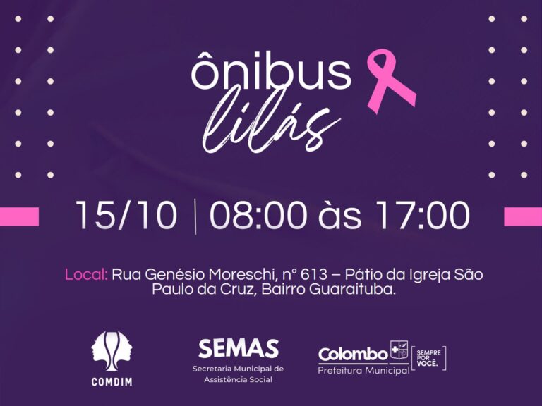 Ônibus Lilás – Conscientização e Combate à Violência Contra a Mulher