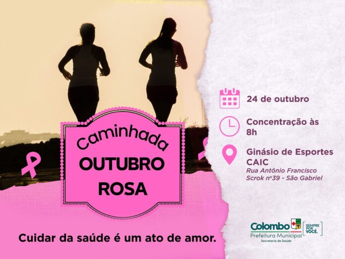 colombo-promove-caminhada-outubro-rosa:-cuidar-da-saude-e-um-ato-de-amor