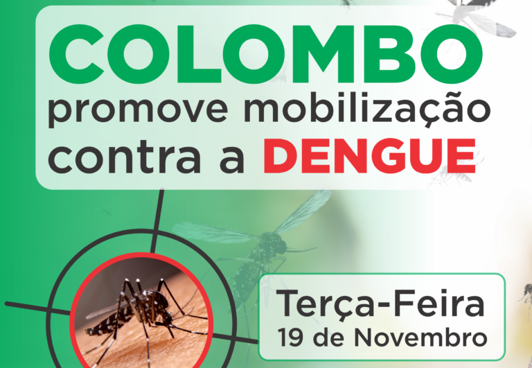 Colombo realiza Mobilização Contra a Dengue nesta terça-feira (19) Colombo realiza Mobilização Contra a Dengue nesta terça-feira (19)