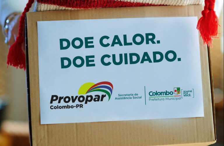 Campanha Inverno Solidário 2025 começa em Colombo com 18 pontos de coleta Campanha Inverno Solidário 2025 começa em Colombo com 18 pontos de coleta