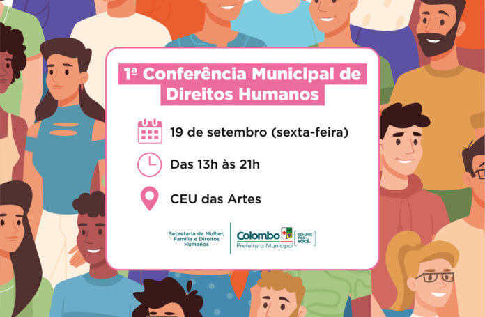 inscricoes-abertas:-colombo-promove-1a-conferencia-municipal-de-direitos-humanos