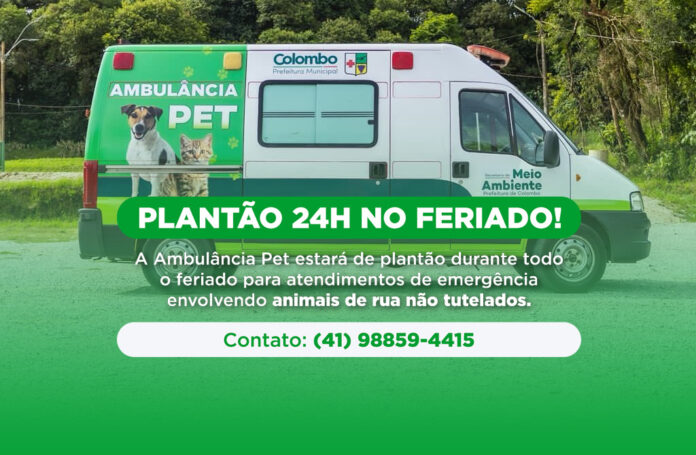 ambulancia-pet-de-colombo-mantem-plantao-24-horas-durante-o-feriado
